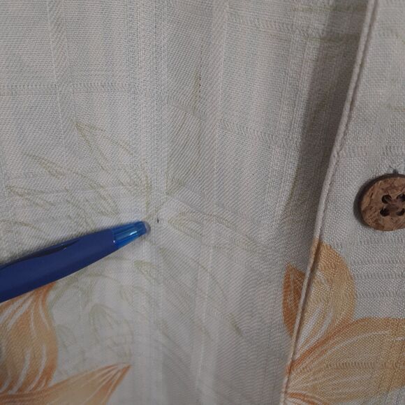 Paradise Coves Adult Mens 2XL XXL 100% Silk Hawaiin Floral Shirt - Picture 4 of 8